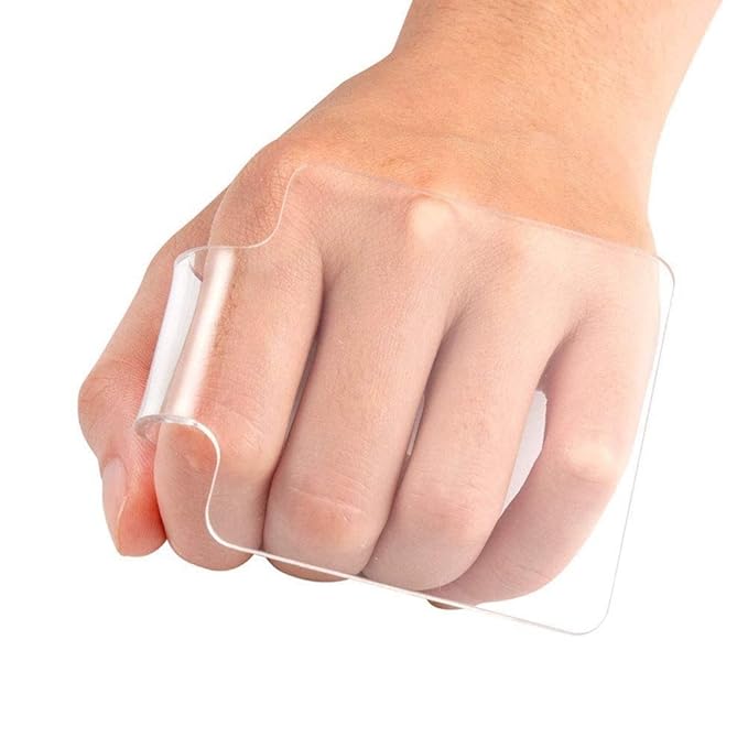 Handheld Makeup Mixing Palette, Transparent Hand Tray for Mixing Foundation for Home Salon Professional-Velvo Beauty