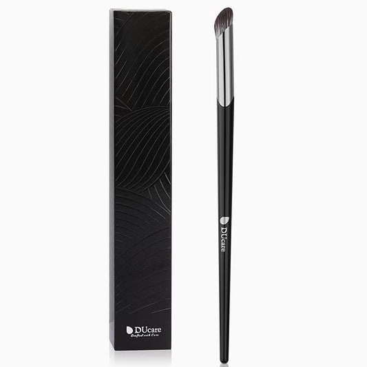 DUcare Nose Contour Brush, Angled Concealer Brush Under Eye, Small Under Eye Makeup Brush for Dark Circles Puffiness Puffy Face Eyebrow Eyes (V02 Mini Contour Brush)-Velvo Beauty