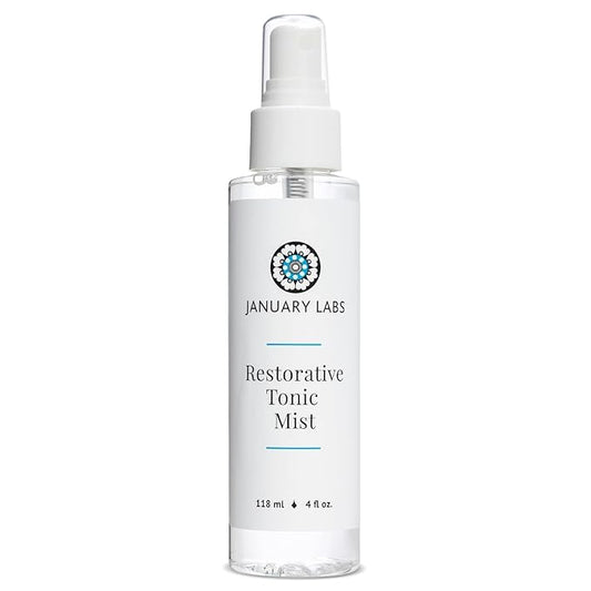 Restorative Tonic Mist, Hydro Boost Facial Toner for All Skin Types, Refreshing & Lightweight Antioxidant Face Mist Hydrating Spray, 4 Ounce Bottle-Velvo Beauty