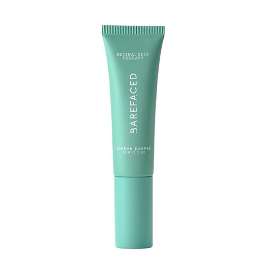 Barefaced Retinal Skin Therapy 30ml - Retinaldehyde & Bakuchiol Serum for Firming, Reducing Fine Lines & Wrinkles, Improving Skin Tone & Texture w/ Shea Butter, Jojoba Oil & Argan Oil-Velvo Beauty