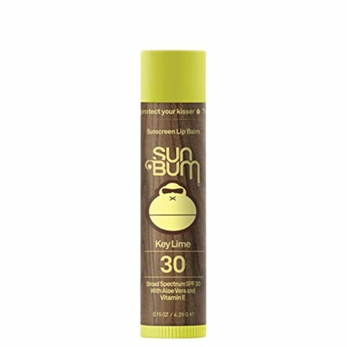 Sun Bum SPF 30 Sunscreen Lip Balm | Vegan and Cruelty Free Broad Spectrum UVA/UVB Lip Care with Aloe and Vitamin E for Moisturized Lips | Key Lime Flavor |.15 oz-Velvo Beauty