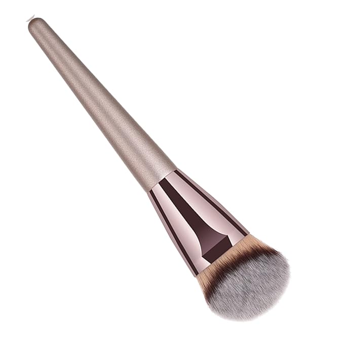 Professional Angled Foundation Brush Premium Synthetic Kabuki Makeup Brush Bronzer Contour Brush Cosmetic Applicator for Blending Liquid Powder BB Cream Vegan Brochas de Maquillaje-Velvo Beauty