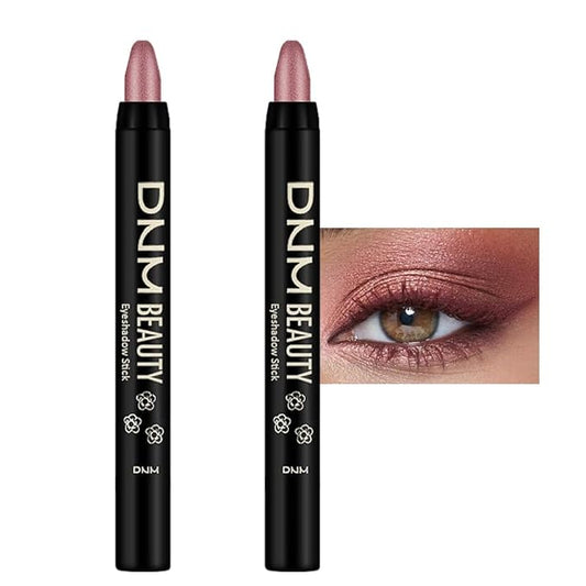 evpct 2Pcs Cream Eyeshadow Sticks Set for Eyes Waterproof, Rose Shimmer Matte Eye shadow Stick Pencil Pen Bulk sombras en crema para ojos 27+27-Velvo Beauty
