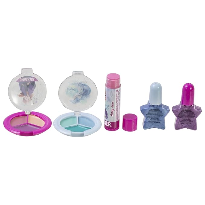 Lip Smacker Disney Frozen II Pouch Makeup Set And Bag For Girls (Pack of 2)-Velvo Beauty
