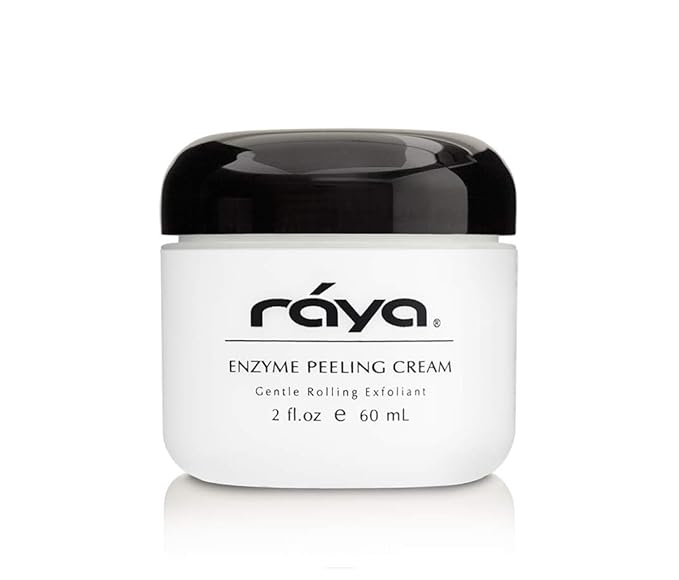 RAYA Enzyme Peeling Facial Cream (109) | Gentle, Exfoliating Treatment for Sensitive Skin | Cleanses, Polishes, and Improves Complexion-Velvo Beauty