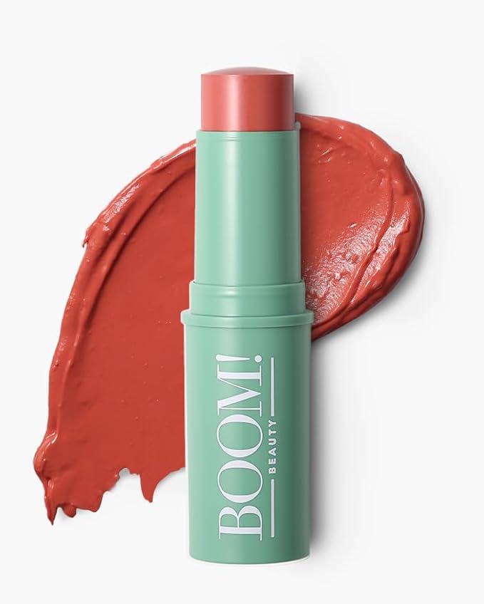 Boomstick Trio ® Cheek and Lip: Peony Pink, Golden Peach and Rose Nude 3-in-1 Blush, Eye and Lip Stick Pen for All Skin Types Boom Beauty by Cindy Joseph-Velvo Beauty