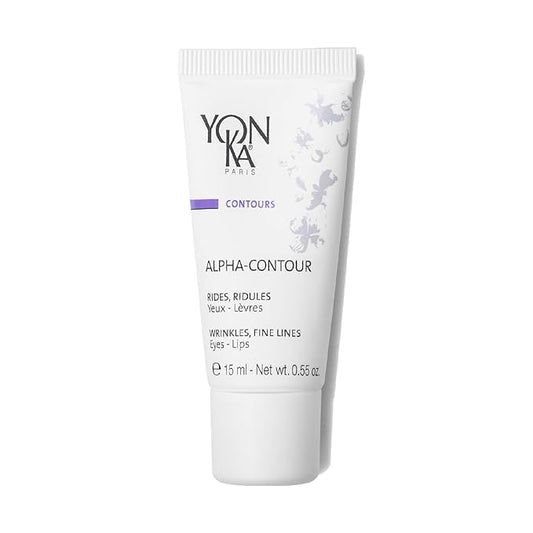 Yon-Ka Alpha-Contour Eye and Lip Cream (15ml) Anti-Wrinkle Regenerating Contour Creme, Naturally Soften Signs of Aging with Botanical Oil Blends and Fruit Acids, All Skin Types, Paraben-Free-Velvo Beauty