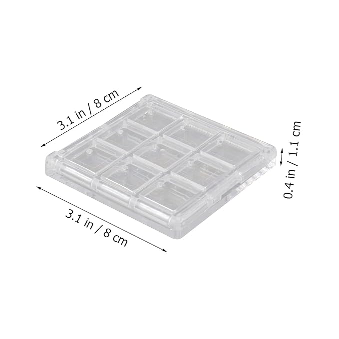 Empty Eyeshadow Palette Eyeshadow Makeup Palette Lipstick Container Makeup Empty Case for Blush Lipstick, 4Pcs 36 Grids-Velvo Beauty