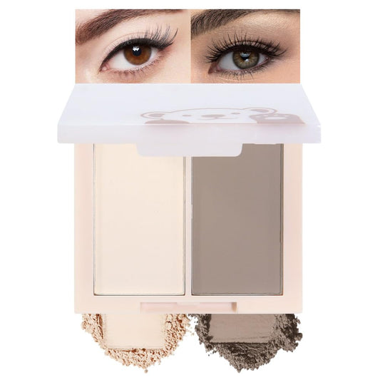 AMY'S DIARY Neutral Nude Eyeshadow Palette Makeup, 2 Colors Velvety Matte Finish, Cool-Toned Nude Taupe Eye Shadows, Natural Everyday to Eye Makeup Looks, for Brown Eyes Long Lasting Naturing-Looking-Velvo Beauty