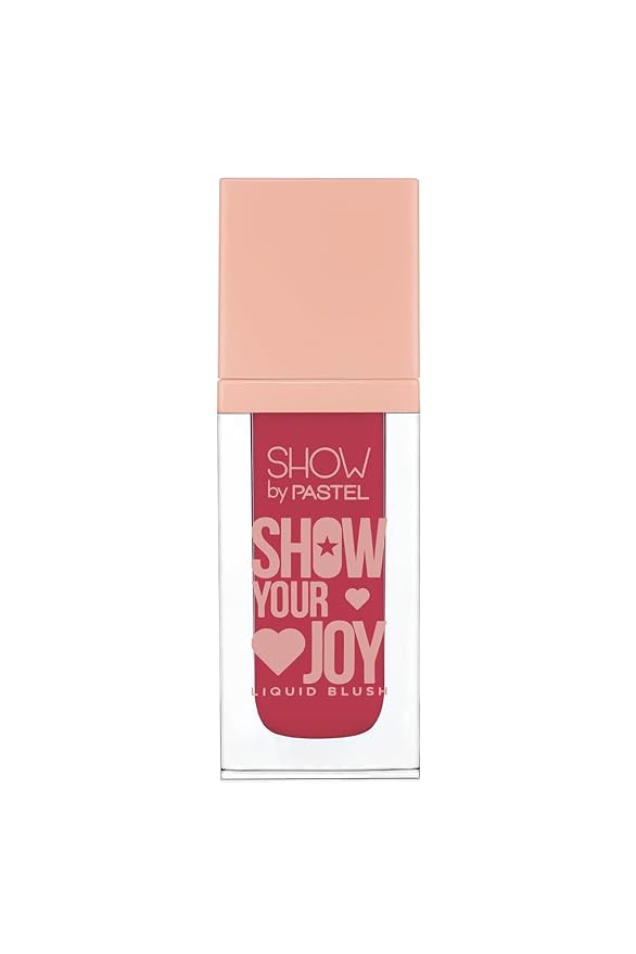Show Your Joy Liquid Blush 55 | Dewy Finish | Natural Looking | Clean Beauty | Moisturize The Skin Up to 24 Hours | Cruelty-Free | Natural and Fresh Looking | 0.141 fl.oz.-Velvo Beauty