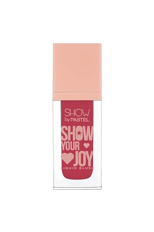 Show Your Joy Liquid Blush 55 | Dewy Finish | Natural Looking | Clean Beauty | Moisturize The Skin Up to 24 Hours | Cruelty-Free | Natural and Fresh Looking | 0.141 fl.oz.-Velvo Beauty