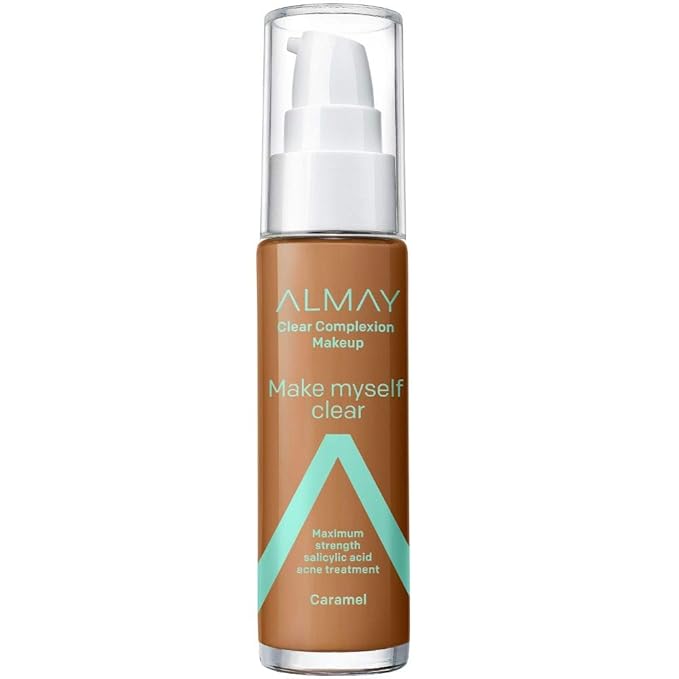 Almay Clear Complexion Makeup, Hypoallergenic, Cruelty Free, Dermatologist Tested Foundation, 1oz-Velvo Beauty