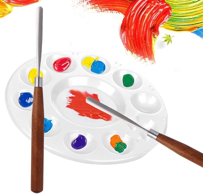Stainless Steel Nail Art Spatula Cosmetic Makeup Palette Spatula Spoon Cream Stirring Rod Mixing Tool Manicure Accessories For Women-Velvo Beauty
