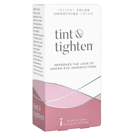 Tint and Tighten Color Smoothing Eye Cream for Wrinkles – Anti Aging Cream Visibly Reduces Under Eye Wrinkles – Eye Cream for Dark Circles and Puffiness – Instant Eye Bag Remover-Velvo Beauty