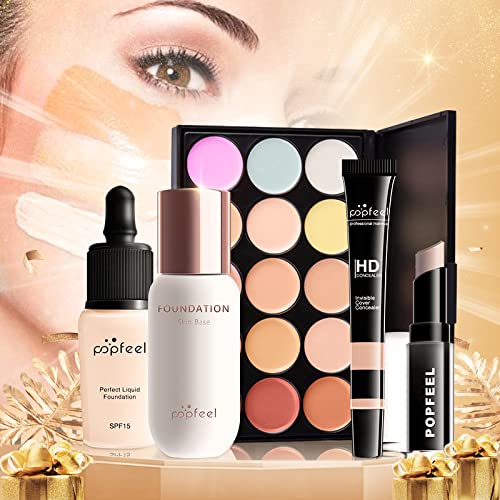 Professional All In One Makeup set, Cosmetic, Makeup kits for teenagers 14-16, Makeup kit for women full kit, Include Eyeshadow Palette Lipstick Eyebrow Pencil Brush(34pcs)-Velvo Beauty