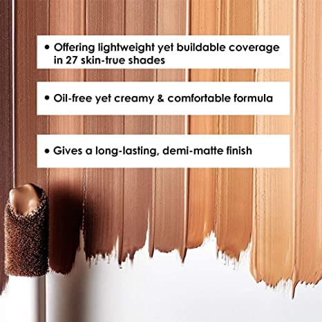 Makeup Revolution Conceal & Define Foundation, Cream Foundation Makeup, Full Coverage, For Medium Skin Tones, Vegan & Cruelty-Free, F10, 23ml-Velvo Beauty