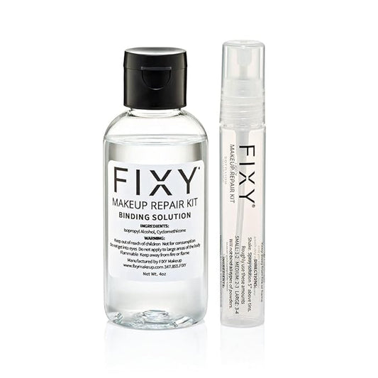 FIXY Makeup Repair Spray - Revive & Restore Pressed Powders, Eyeshadow, Blush, Bronzers & Highlighter | Retains Color | 4oz Vegan Solution, Fragrance-Free, Paraben-Free-Velvo Beauty