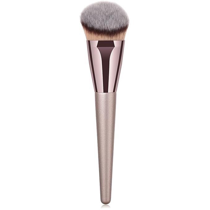 Professional Angled Foundation Brush Premium Synthetic Kabuki Makeup Brush Bronzer Contour Brush Cosmetic Applicator for Blending Liquid Powder BB Cream Vegan Brochas de Maquillaje-Velvo Beauty