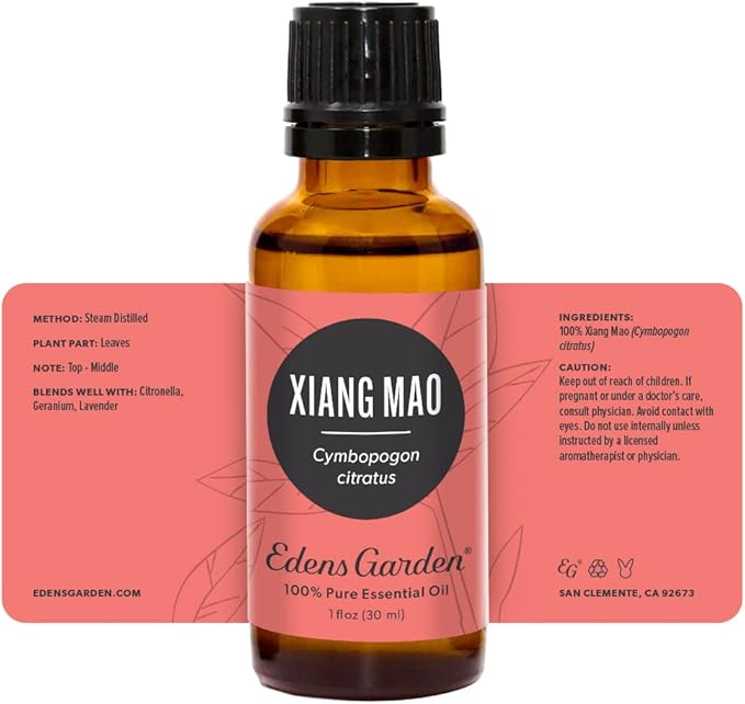 Edens Garden Xiang Mao Essential Oil- 100% Pure Premium Grade, Undiluted, Natural, Therapeutic, Aromatherapy, The Best for Diffuser, Candle, Laundry, Humidifiers 30 ml (1 fl oz)-Velvo Beauty