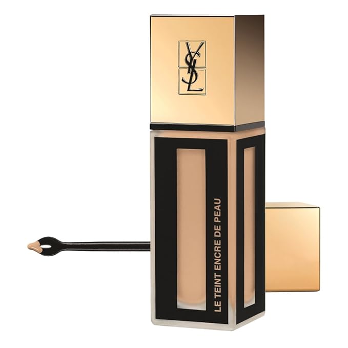 Yves Saint Laurent Fusion Ink Foundation Spf 18 - Br40 Rosy Beige, 0.84 Ounce-Velvo Beauty