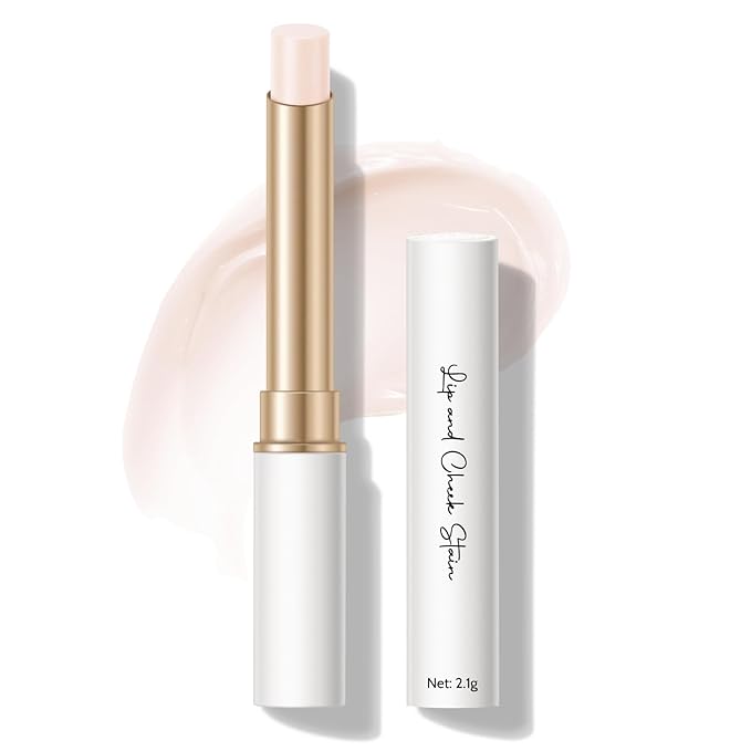 KYDA PH-Activated Lip and Cheek Stain, PH Color Changing Formula for Lasting Custom Lip Color, Keep Lips Soft and Moisturizing with Avocado Oil, Multiuse Color Balm, WHITE-Velvo Beauty