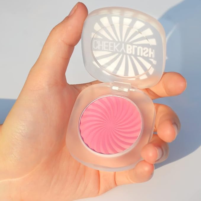 Cheeky Blush Compact for Face Cheeks, Talc Free Blusher Palette, Matte Powder Makeup, Natural Healthy, Mauve Pink Magenta Peach Red, Vegan Cruelty Free-Velvo Beauty