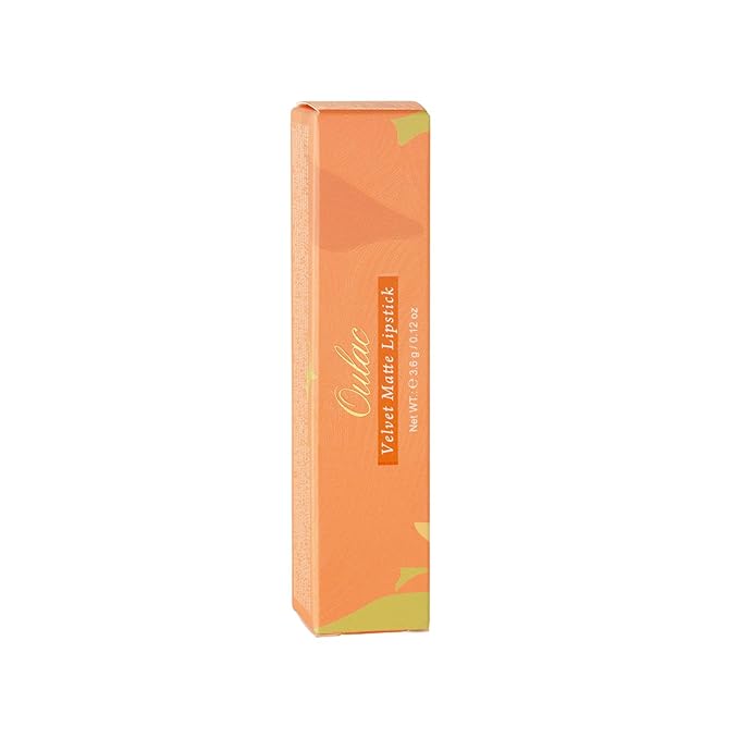 Oulac Creamy Matte Lipstick for Women, Lipstick & Blush Duo, Magenta Soft Satin Finish Lipsticks with Moisturising Formula, Rich Color Lightweight Lip Balm, Rose Oil,Vegan & Cruelty-Free| 3.6g (Y03)