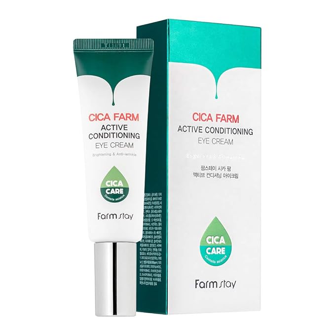 FARMSTAY CICA FARM ACTIVE CONDITIONING EYE CREAM-Velvo Beauty