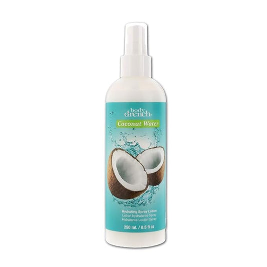 Body Drench Coconut Water Hydrating Spray Lotion for All Skin Types, 8.5 fl oz-Velvo Beauty