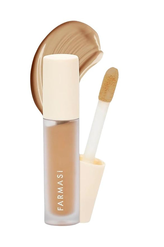 FARMASI Vfx Pro Liquid Concealer Makeup, All-in-one Full Coverage, Highly Pigmented Concealer for All Skin Type, Hide Shadows & Imperfections, Enhance Skin Fullness Foundation Concealer 0,24 Fl Oz N12-Velvo Beauty