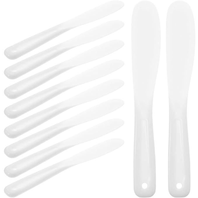 10Pcs mask stick tool stick cosmetic spatulas facial mud applicator spatulas stick facial cream scoops stirring rod makeup spatulas Multifunction white eye cream-Velvo Beauty