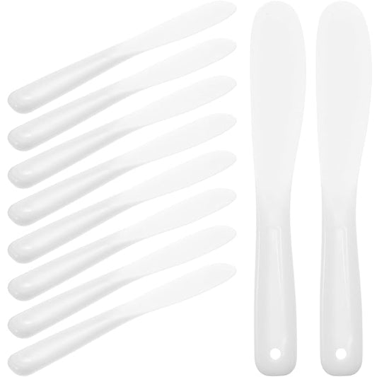 10Pcs mask stick tool stick cosmetic spatulas facial mud applicator spatulas stick facial cream scoops stirring rod makeup spatulas Multifunction white eye cream-Velvo Beauty