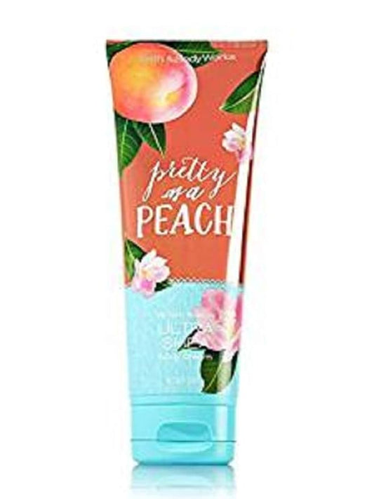 Bath and Body Works Ultra Shea Cream Pretty As A Peach 8 Ounce-Velvo Beauty
