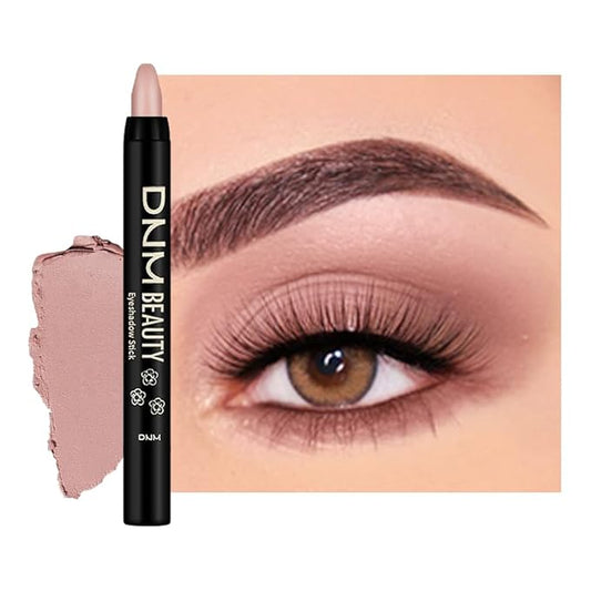 Kaely Cream Eye Shadow Sticks, Nude Pink Matte Eyeliner Pencil Eyeshadow Palette Makeup, Eye Highlighter Brightener Stick for Older Women Waterproof Pigmented, sombras para ojos, New-71-Velvo Beauty