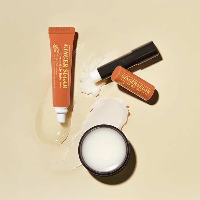 ETUDE Ginger Sugar Overnight Lip Mask 25g | Korean Lip Sleeping Mask Skin Care | Smooth and Moist Lips | Natural Ingredients Nourish & Hydrate Ginger Shea Butter Give Moisturizing Effect-Velvo Beauty