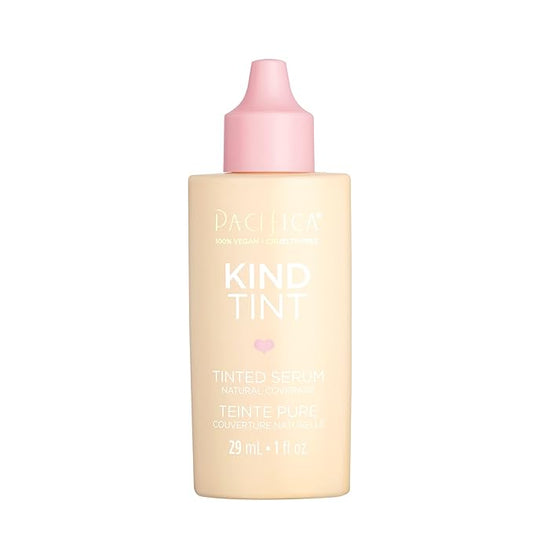 Pacifica Beauty Kind Tint Tinted Serum, Skincare, Vegan Collagen, Hyaluronic Acid, Vitamin C, Niacinamide, Caffeine, Hydrating, Lightweight Foundation, Natural Dewy Skin, Shade 24, 1 fl oz (1 Count)-Velvo Beauty