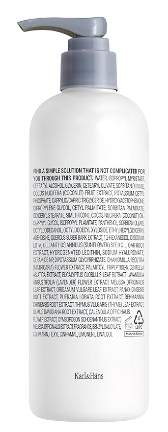 Karl&Hans Botanic Vegan Body Lotion Gourmand Coconut, Long-lasting Hydration with Soothing Coconut Fragrance - For Hands and Body, 13.2 fl oz-Velvo Beauty