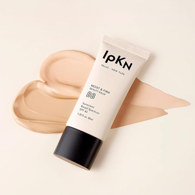 IPKN Moist & Firm BB Cream - Ultra-Hydrating Daily BB Cream with or without SPF40 - Lightweight, Non-Greasy Face Base with Antioxidants for Smooth, Radiant Skin-Velvo Beauty