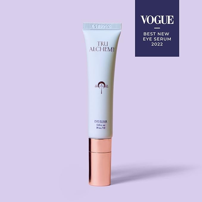 Tru Alchemy Eye Elixir Cooling Eye Treatment Cream - Dark Circle Eye Cream for Puffiness and Bags Under Eyes - Caffeine, Hyaluronic Acid, Vitamin C-Velvo Beauty