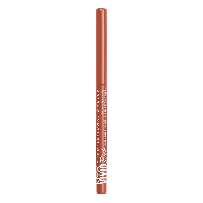 NYX PROFESSIONAL MAKEUP Mechanical Eye Pencil, Vivid Rich Mechanical, Creamy Retractable Eyeliner - Tigers Prize, Cork Orange Eyeliner-Velvo Beauty