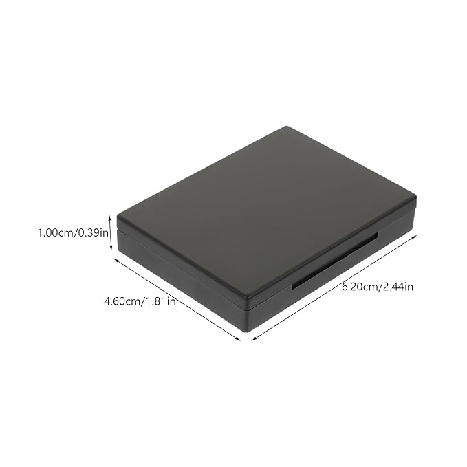Empty Magnetic Eyeshadow Makeup Palette with 2Pcs Round Metal Pans,Magnetic Makeup Palette, Empty Makeup Palette,Aluminum Blush Empty Magnetic Eyeshadow Case,Customizable Beauty Organizer-Velvo Beauty