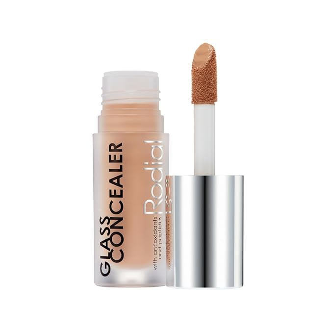Rodial Glass Concealer Shade 4 - Luminous, Full-Coverage Cream with Peptides and Antioxidants for Flawless Skin, 0.1 fl. oz.-Velvo Beauty