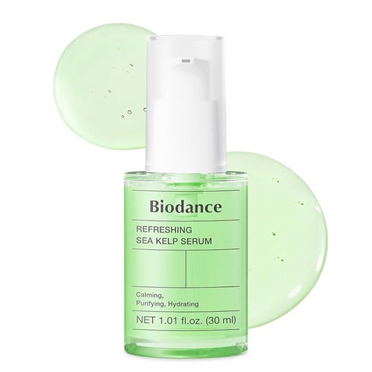 BIODANCE Refreshing Sea Kelp Serum, Oil & Sebum Control, Calming Serum for Oily & Combination Skin, Korean Skincare | 1.01 fl.oz x 1 ea-Velvo Beauty