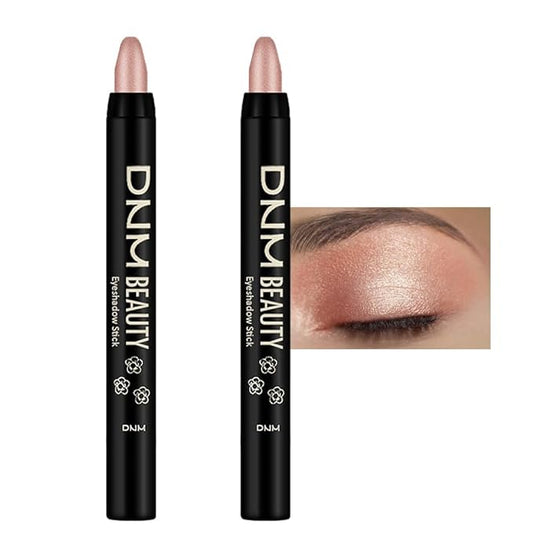 evpct 2Pcs Cream Eyeshadow Sticks Set for Eyes Waterproof, Champagne Shimmer Matte Eye shadow Stick Pencil Pen Bulk sombras en crema para ojos 17+17-Velvo Beauty