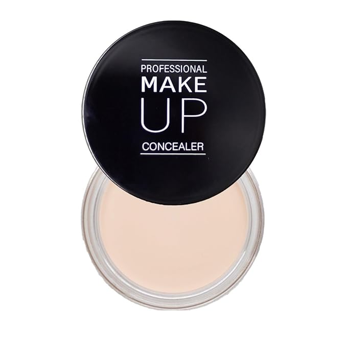 7 Color Solid Concealer Full Coverage Correcting Cream Concealer Waterproof Long-lasting Under Eye Concealer for Dark Circles Color Corrector Pro Concealer (Color 01)-Velvo Beauty