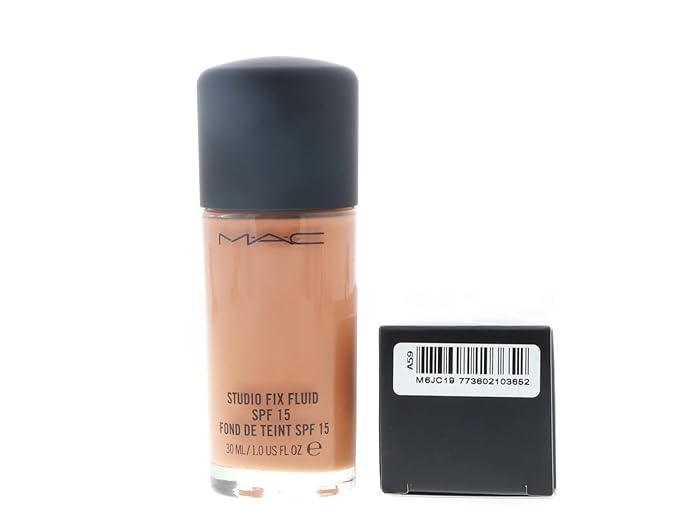 M.A.C. Studio Fix Fluid Foundation SPF 15 Boxed, NW43, 1 Count (A10)-Velvo Beauty