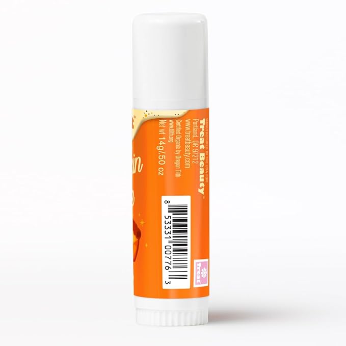 TREAT© Jumbo Organic & Cruelty Free .50 OZ (Pumpkin Spice Lip Balm)-Velvo Beauty