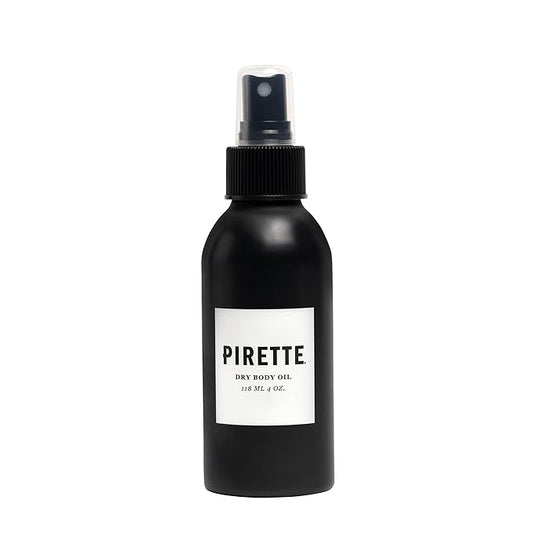 PIRETTE Dry Body Oil, Women’s Beach Inspired Hydrating Mist for Hair & Body, with Coconut Oil & Vitamin E, 4 Fl Oz-Velvo Beauty