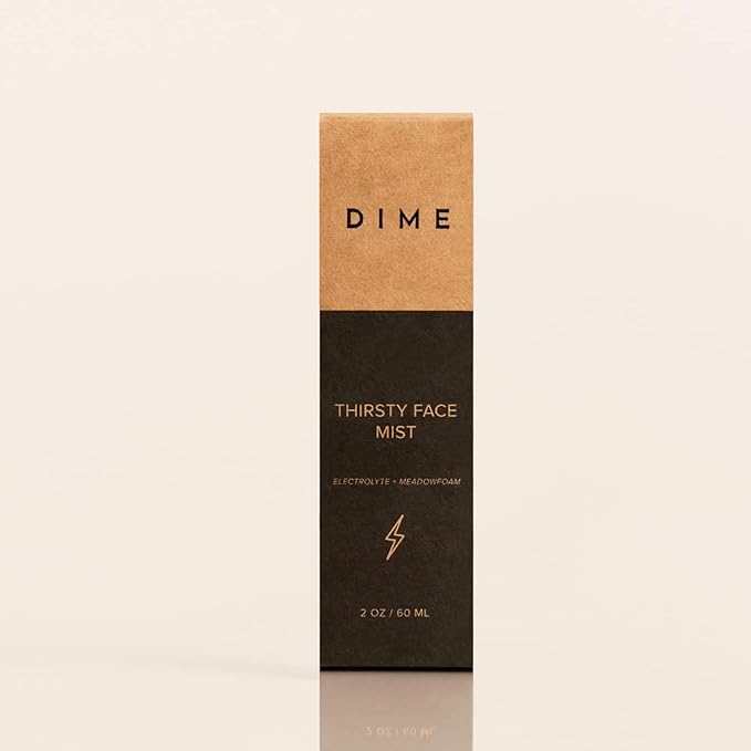Dime Beauty Thirsty Face Mist with Electrolytes, Meadowfoam, and Sea Buckthorn, Hydrating Facial Spray, 2 oz / 60 ml-Velvo Beauty
