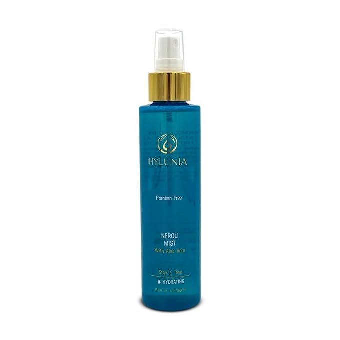 Hylunia Neroli Mist - instant moisturizing spray - Colloidal Silver and Aloe Vera - for younger fresher looking skin - all natural toner-Velvo Beauty
